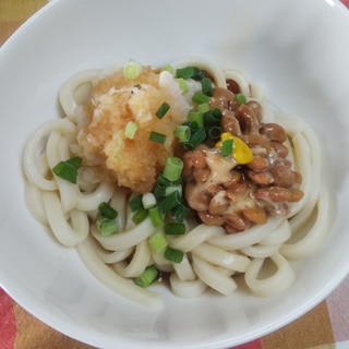 簡単☆納豆おろしポンうどん